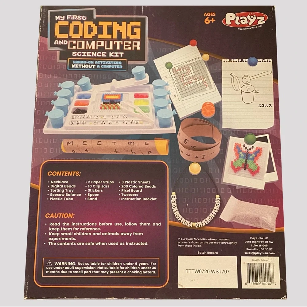Playz My First Coding & Computer Science Kit All Inclusive Educational Toy - Picture 2 of 2